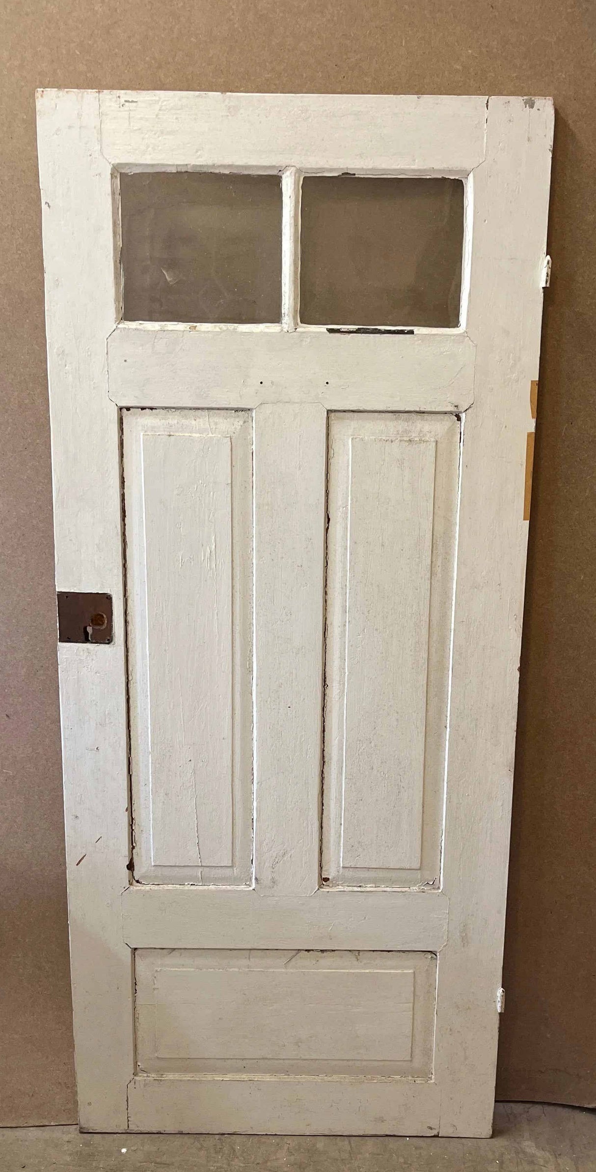 Begagnad innerdörr med glas, 1900-tal