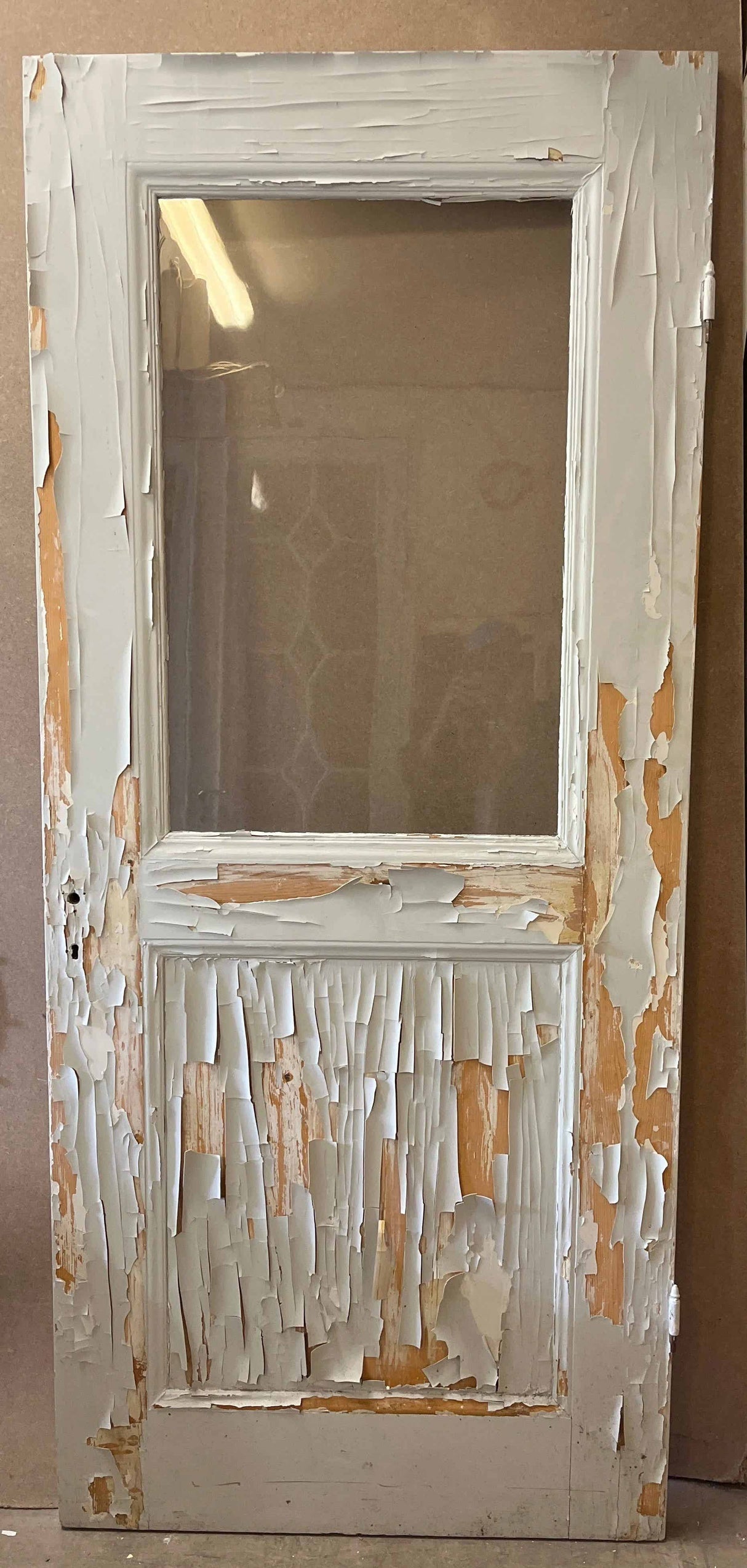 Begagnad dörr med glas, återbrukad innerdörr från Historical Parts i Stockholm