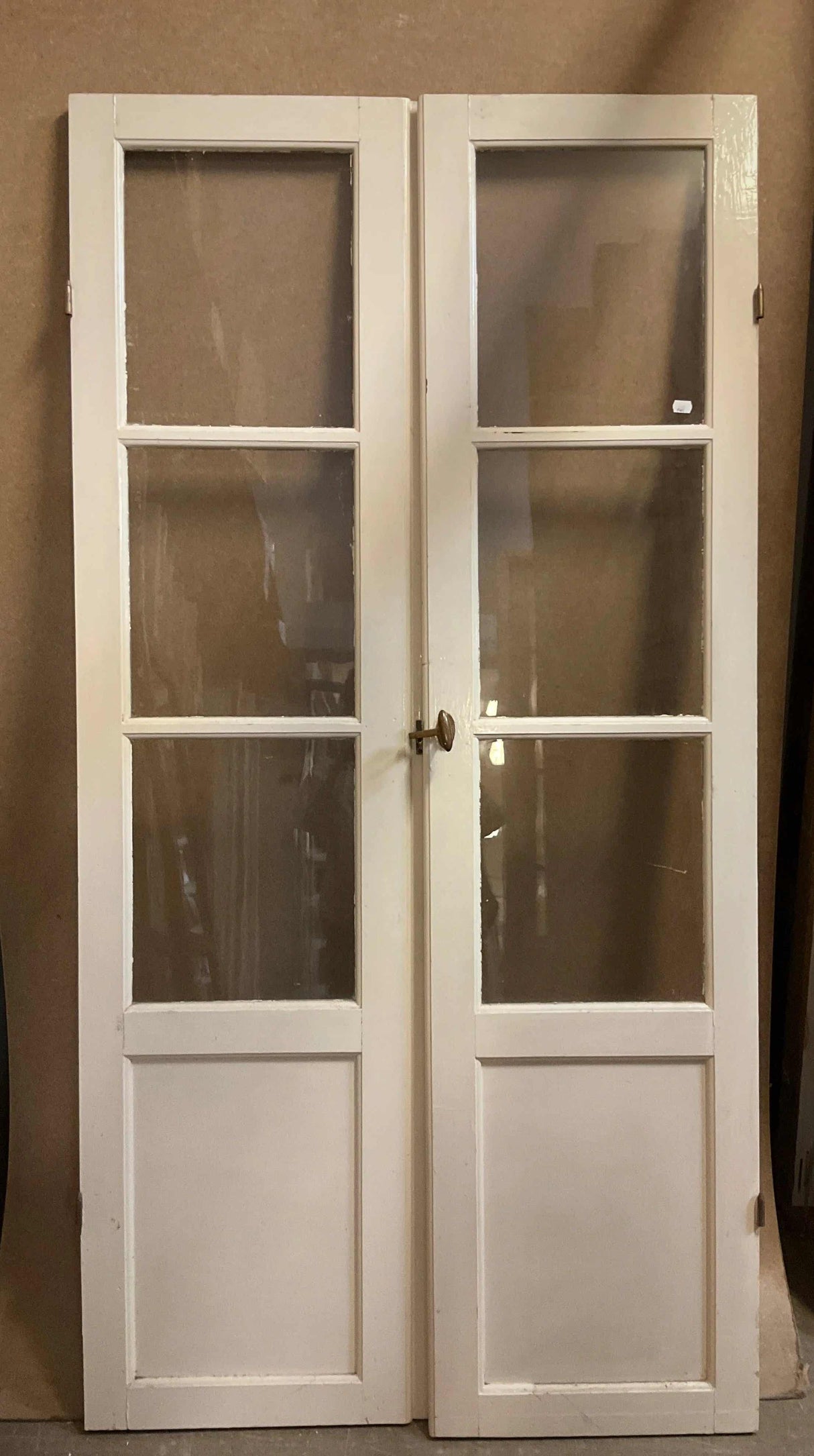 Begagnad innerdörr med glas, 1900-tal