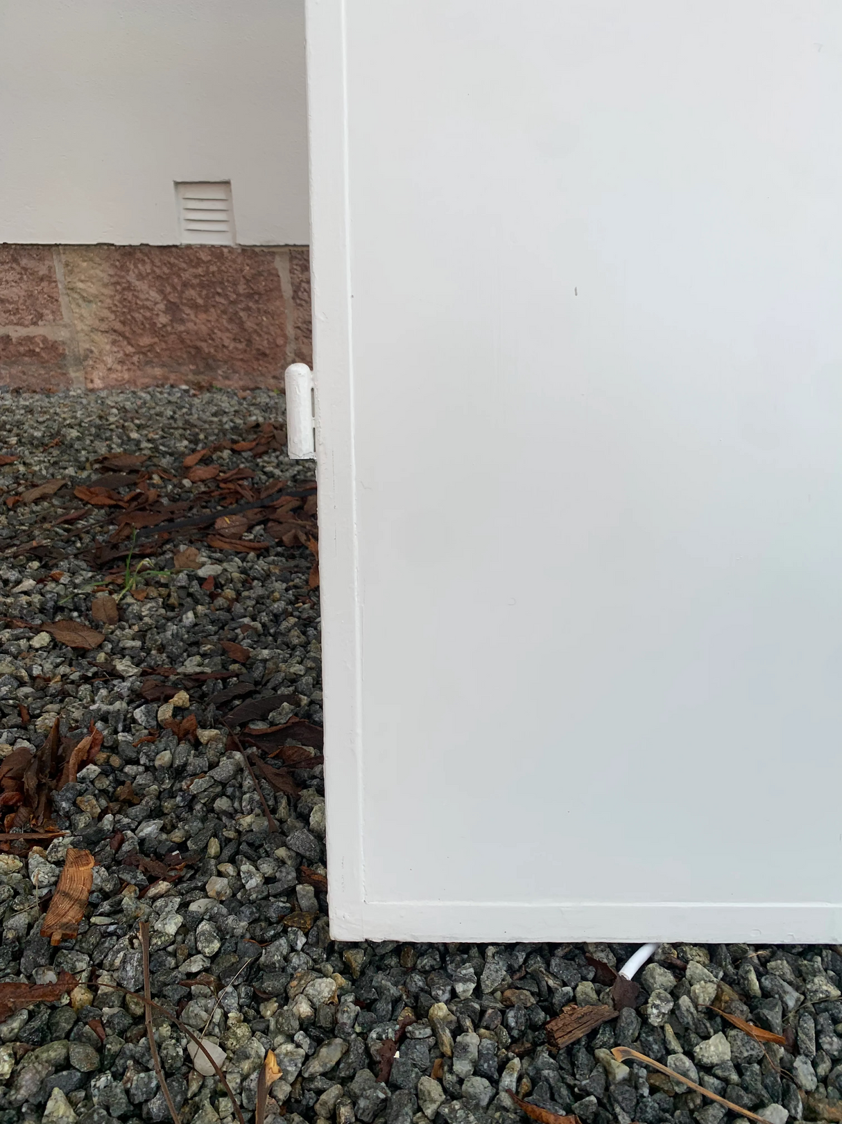 Slät dörr med flasad kant. 1940 1950