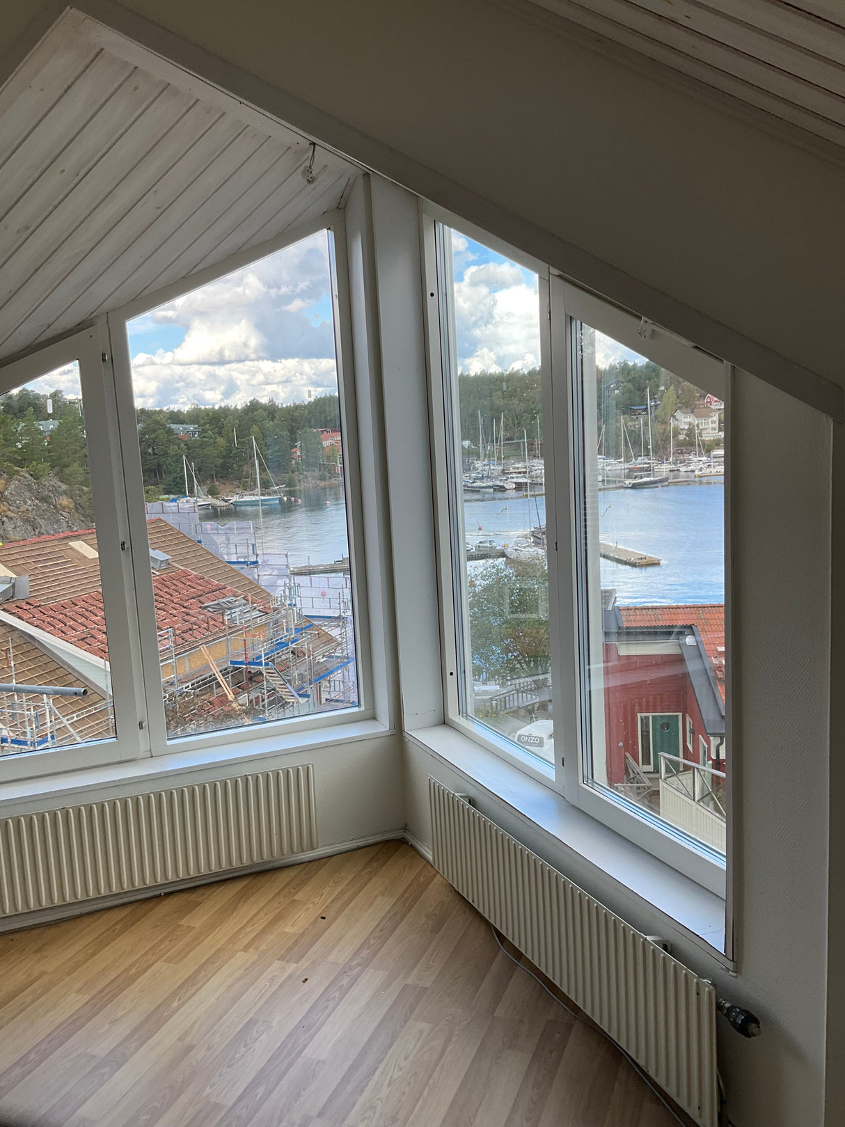 Begagnat glasparti för återbruk