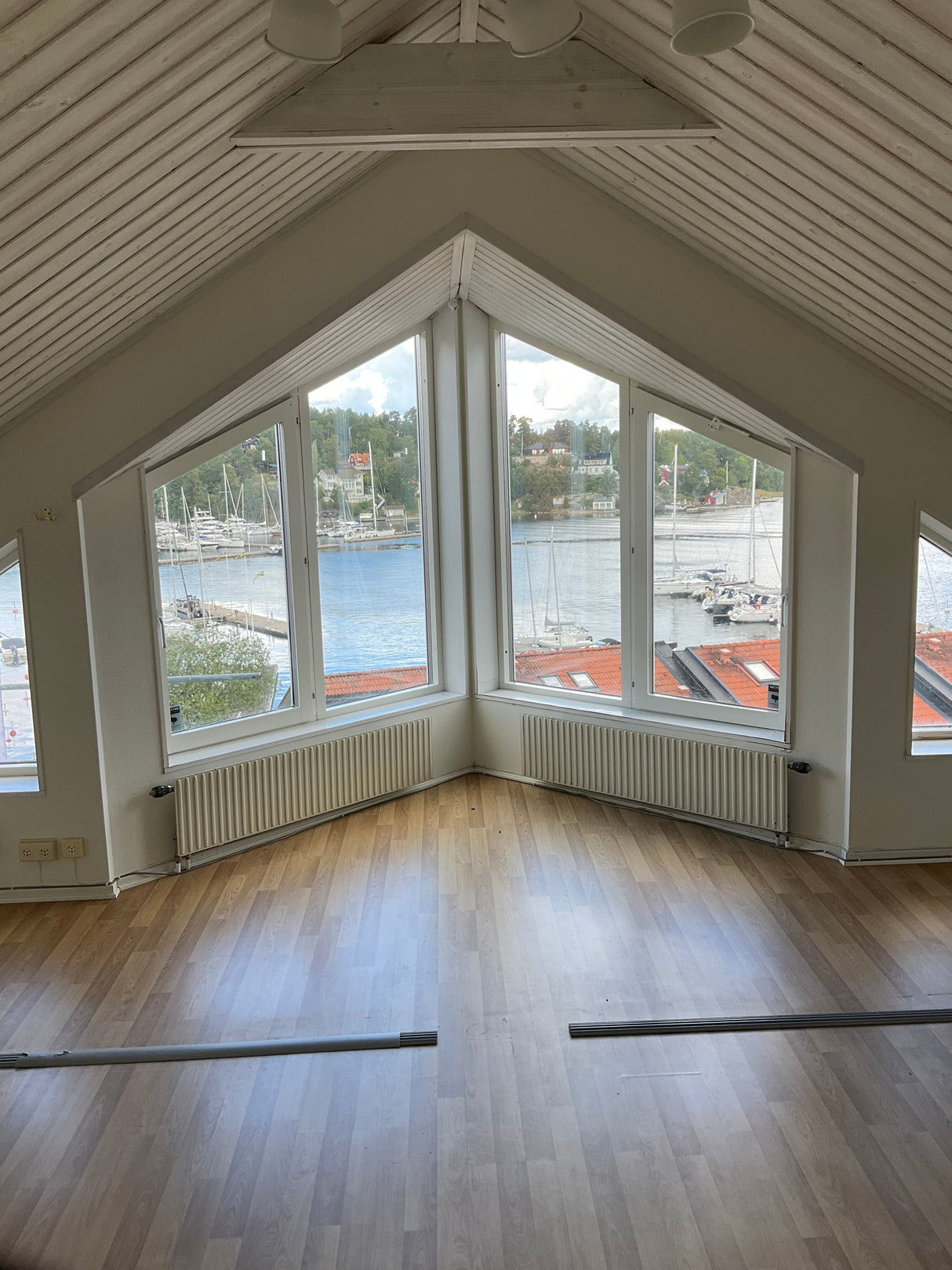 Begagnat glasparti för återbruk